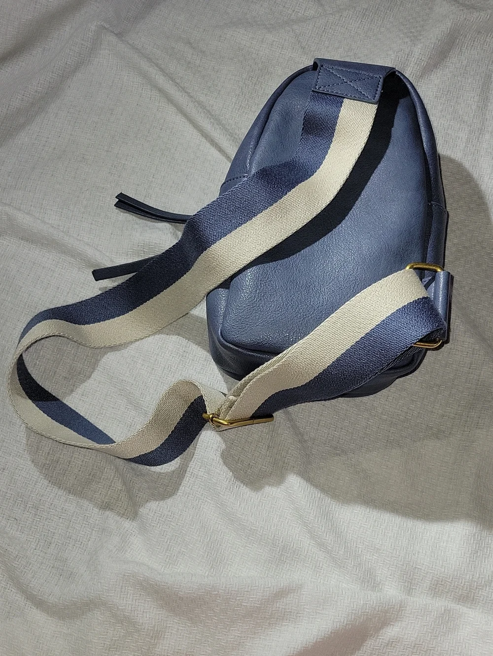 Kohl's Sonoma Blue Gray Crossbody Mini Backpack Mint Condition